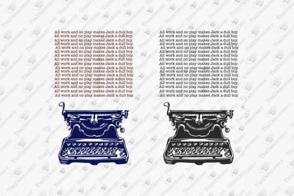 All Work and No Play Movie Quote Embroidery Design Review