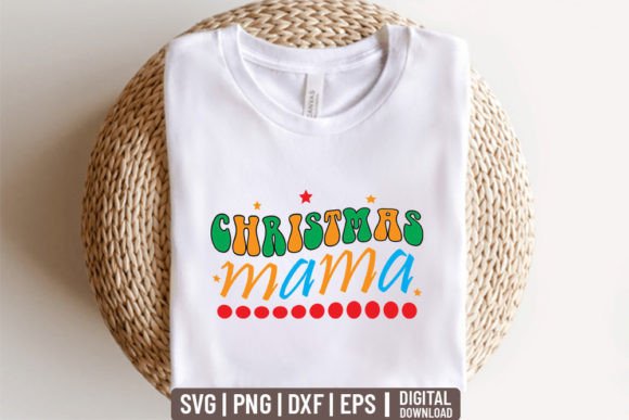 Christmas Mama - Retro Christmas SVG