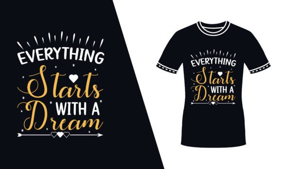 Dream Quote Vintage Typography T Shirt Review for Real Projects