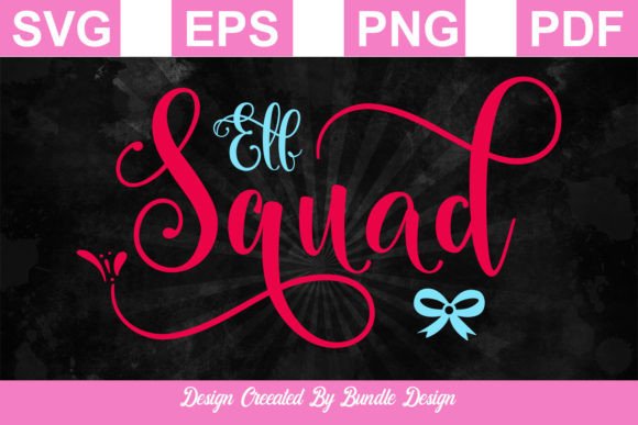 Elf Squad SVG Christmas T-shirt Design Review
