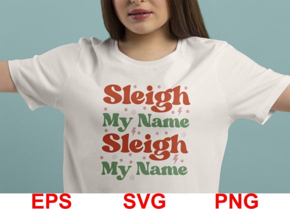 Funny Christmas Quote. Sleigh My Name