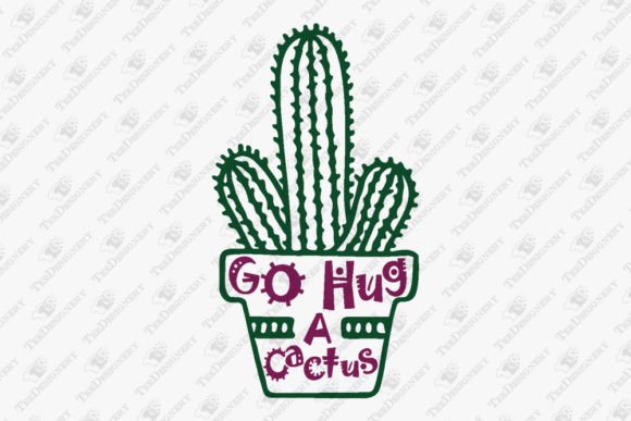 Go Hug a Cactus Not a Hugger Quote Review