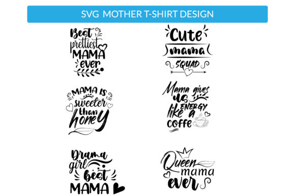 Mothers Day Svg T Shirt Design Set 15 Review