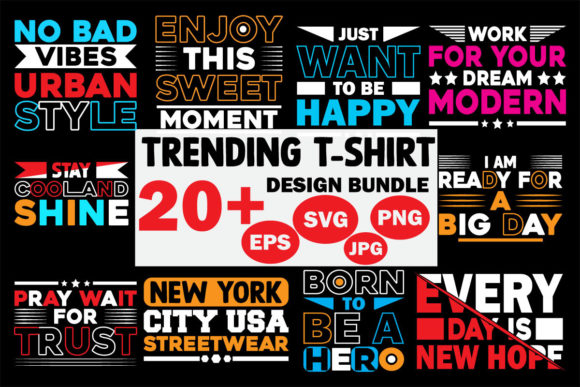 Trending T-shirt Design SVG Bundle