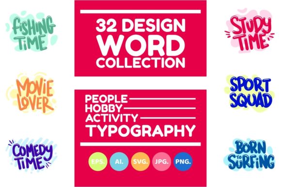 Word People Hobby Activity Quote Design